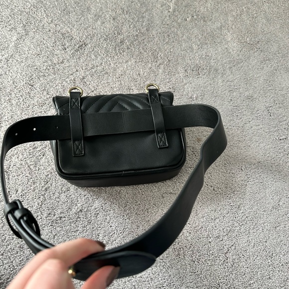 Zara Lionhead Crossbody Lions Bag Womens Medium Black - Picture 10 of 16